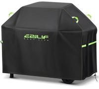 Housse pour barbecue, 165 x 70 x 125 cm, imperméable, en Oxford 420D, grande taille, avec fermeture coupe-vent et poignée réfléchissante, résistante aux UV, pour barbecues à gaz