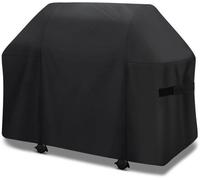 Housse pour barbecue à gaz résistante aux intempéries, imperméable, noire, grande taille