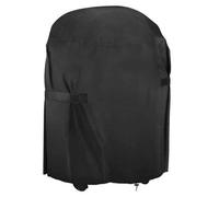 Housse pour barbecue, housse robuste, tissu Oxford 210D pour usage extérieur, forme ronde, imperméable, coupe-vent, résistante aux déchirures et aux UV (77 x 90 cm)