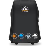 Housse pour barbecue Zettum 76 cm - 7105 Housse pour barbecue Weber Spirit 210, robuste et imperméable, housse enPolyuréthanepour Weber Spirit E-210 avec tablette latérale rabattable (76 L x 66 l x 10