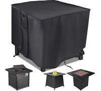 Housse pour brasero carré - Premium Patio Outdoor Cover - Tissu résistant avec revêtement en PVC - 36 pouces