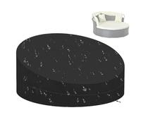 Housse Pour Chaise Longue De Patio,Couverture Protectrice Anti | UV pour Chaise Longue | Housse Semi-Circulaire Imperméable pour Mobilier d'Extérieur, Protection de Jardin | Housses Imperméa
