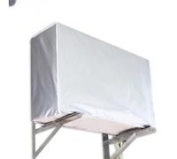 Housse pour Climatiseur Extérieur Couverture extérieure imperméable à la pluie, couverture de climatiseur, Protection solaire, étui de Protection (Color : Silver, Size : 95x40x73cm)