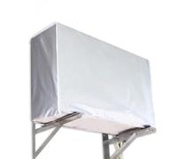 Housse pour Climatiseur Extérieur Housse anti-pluie for climatiseur, Protection solaire, étui de Protection for climatiseur d'extérieur (Color : Silver, Size : 95x40x73cm)