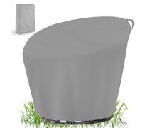 Housse pour Fauteuil Papasan, Imperméables Bâche de Protection pour Chaise Papasan de Jardin Extérieur, 420D oxford Couverture de Chaises à Bascule en Osier pour B(Size:420D：120*46*89cm,Color:gris)