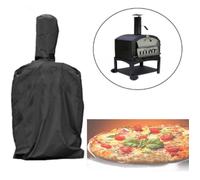 Housse Pour Four À Pizza Extérieur Imperméable 170x65x55 cm, Tissu Oxford 210D/420D, Protection Anti-UV Anti-Poussière Noir