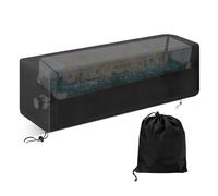 Housse Pour Foyer Rectangulaire | Protection Imperméable Et Anti-Poussière - Housse Rectangulaire Brasero Jardin Ombrage | Contre Pluie Neige Pour Barbecue Grillade Cuisson Au Feu De Camp