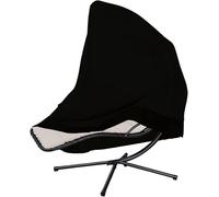 Housse pour hamac, housse pour transat oscillant, capotes de protection pour transats, dimensions : H200, L194, B100 cm. Tissu Oxford 420D imperméable, couleur noire