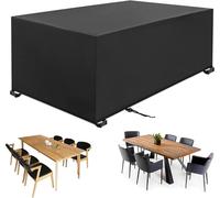 Housse pour meubles de jardin, imperméable, anti-poussière, housse pour meubles de jardin, usage intensif, tissu Oxford 420D, housse de protection, housses de protection pour tables de jardin, impermé