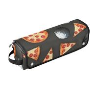 Housse pour ordinateur portable de 15 à 16 pouces avec tapis résistant à la chaleur pour pizza et planètes Sac de rangement pour outils capillaires
