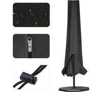 Housse pour parasol - convient aux parasols de 25 à 40 cm de diamètre - imperméable - avec fermeture éclair robuste - 190 x 25 x 50 cm - cordon de serrage réglable