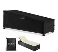 Housse pour transat de jardin Kingsleeve® en Tissu Oxford, Bâche de protection imperméable pour meubles de jardin ou chaise longue