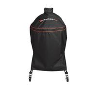 Housse protectrice Kamado Joe Big Joe polyester imperméable noir et rouge