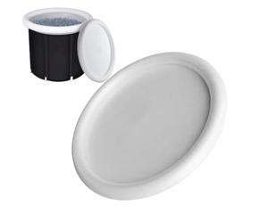 Housse Protectrice pour Bain De Glace Couvercle De Tonneau Isolé, Étanche | Couverture Isolante Bain Froid Pour Maison Appartement Vacances Plage Et Sports