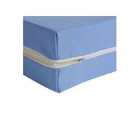 Housse rénove matelas coloris bleu 13 cm 180gr/m² 80x200 - Terre de Nuit