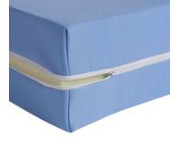 Housse rénove Matelas Coloris Bleu 15 cm 180gr/m² 90x200 - Terre de Nuit