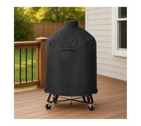 Housse Ronde de Barbecue pour Weber Master-Touch GBS C-5750 57cm 2018-2026 420D pour Cuiseur Céramique avec Poignée et Aération,Black
