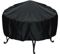 Housse ronde pour barbecue, 112 cm de diamètre, imperméable et résistante à la poussière, résistante aux intempéries et repoussant la neige et la pluie, housse de protection solaire pour petits barbec