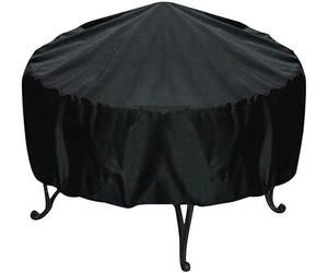 Housse ronde pour barbecue, 112 cm de diamètre, imperméable et résistante à la poussière, résistante aux intempéries et repoussant la neige et la pluie, housse de protection solaire pour petits barbec