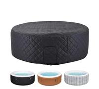 Housse Spa Isolation Anti-UV Antipoussière Portable | Couverture thermique isolée pour spa extérieur Accessoires Entretien Extérieur Piscine Maison Temps Froid