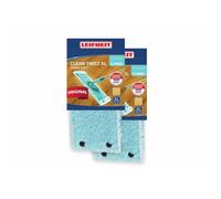 Housse super soft Leifheit 55164, serpillères de rechange balai serpillière Clean Twist/Combi XL, sols fragiles et parquets,lot de 2
