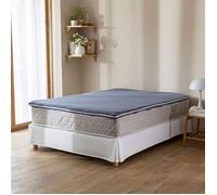 Housse surmatelas jersey anthracite 100% coton extensible 140x190 - Anthracite - Terre de Nuit