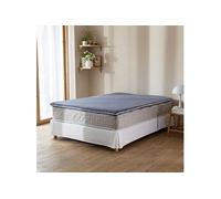 Housse surmatelas jersey anthracite 100% coton extensible 80x190