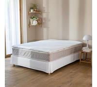 Housse surmatelas Jersey Blanc 100% Coton Extensible 70x190