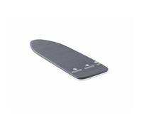 Leifheit Housse pour Table à Repasser Cotton Classic S/M Black, Housse pour Planche à Repasser jusqu'à 125 x 40 cm, adaptée aux centrales Vapeur, Cordon de Serrage pour Une Fixation sécurisée, Noire