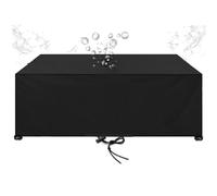 Housse Table De Jardin 320x120x70cm/LxWxH Housse Salon De Jardin Imperméable Coupe-Vent Anti-UV Résistant à la Déchirure Housse Pour Mobilier De Jardin Housse Imperméable Pour Meubles De Jardin
