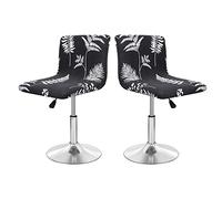 Housse Tabouret de Bar Lot de 4/2, Housse Tabouret Bar Industriel Couverture Chaise de Bar Protege Chaise Recouvre Pivotante Courte Chaise Salle a Manger Universelle Extensible ( Color : #11 , Size :