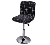 Housse Tabouret de Bar Lot de 4/2, Housse Tabouret Bar Industriel Couverture Chaise de Bar Protege Chaise Recouvre Pivotante Courte Chaise Salle a Manger Universelle Extensible