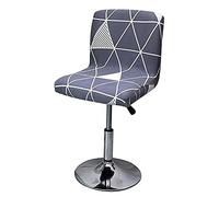 Housse Tabouret de Bar Lot de 4/2, Housse Tabouret Bar Industriel Couverture Chaise de Bar Protege Chaise Recouvre Pivotante Courte Chaise Salle a Manger Universelle Extensible