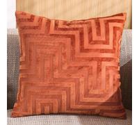 Housse Taie D'oreiller 60x80,Housse Coussin 50x70 Taie Oreiller De Canapé Housse De Coussin 50x50 Couverture Oreiller 40x60 Velours Rectangulaire Carré Pillow Covers ( Color : Orange , Size : 50x50 cm