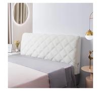 Housse Tete De Lit Couvre-lit matelassé en Peluche, Couvre-tête de lit, Velours épais et Doux, Couvre-Dossier for la Maison(Beige,W200 x H70cm)