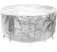Housse transparente pour table de jardin, dimensions 190 x 80 cm, résistante à l'eau et protégeant des rayons UV