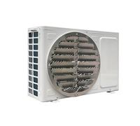 Housse Universelle pour climatiseur extérieur - Protection du condenseur de Pompe à Chaleur et déflecteur d'air, Pare-Brise Anti-Vent Direct de 46 cm pour Une Dissipation Thermique Efficace