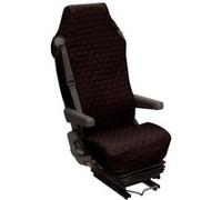 Housse Universelle pour Siège Camion Coton Matelassé Noir