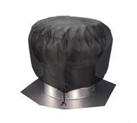 Housses d'aération de toit pour grilles d'aération Turbo avec tissu Ripstop et cordons élastiques pour plus de stabilité par temps venteux (51 × 51 cm)