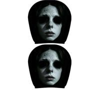 Housses d'appui-tête effrayantes pour voiture - Halloween effrayant | Housse d'appui-tête de voiture pour fêtes, longues distances, courts voyages, trajets, SUV, camping-cars, camions, berlines