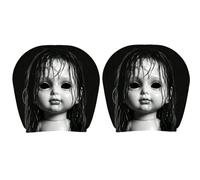 Housses d'Appuie-Tête Effrayantes pour Voiture Halloween Effrayante