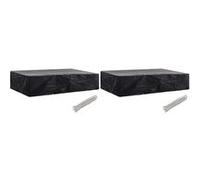 vidaXL Housses de chaise de jardin 2 pcs - 218x77x55 cm