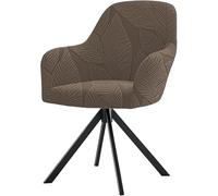 Housses de Chaise Extensibles à Dossier incurvé avec accoudoirs, Protections de siège élastiques pivotantes Modernes pour Coiffeuse et Salon,Café,1