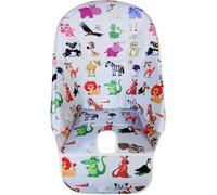 Housses de chaise haute pour bébé, housse de rechange universelle pour Peg Perego, coussin de chaise haute en cadeau (D)