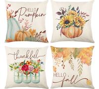 Housses de coussin 45x45 cm Housses de coussin, set de 4, Housses de coussin décoratives pour canapé chambre Housses de coussin décoratives