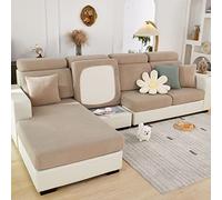Housses de coussin de siège de canapé - Housse de canapé universelle, housse de siège de canapé en forme de L, housse de siège de canapé extensible, housse de protection de coussin de canapé (Weave)