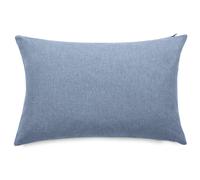 Housses de coussin extérieur 40x60 cm GALIA à zip étanche bleu Topaze