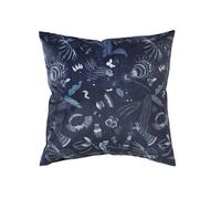 Housses de coussins Broste Copenhagen BELL FLOWER Bleu 50x50 cm