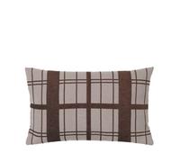 Housses de coussins Broste Copenhagen CHEQUER Marron 40x60 cm