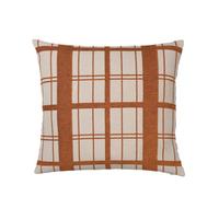Housses de coussins Broste Copenhagen CHEQUER Marron 60x60 cm